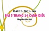 Bài 5 trang 14 Toán 12 tập 1 Cánh Diều